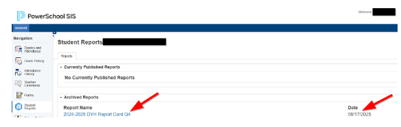 showing final step in sign in process for powerschool